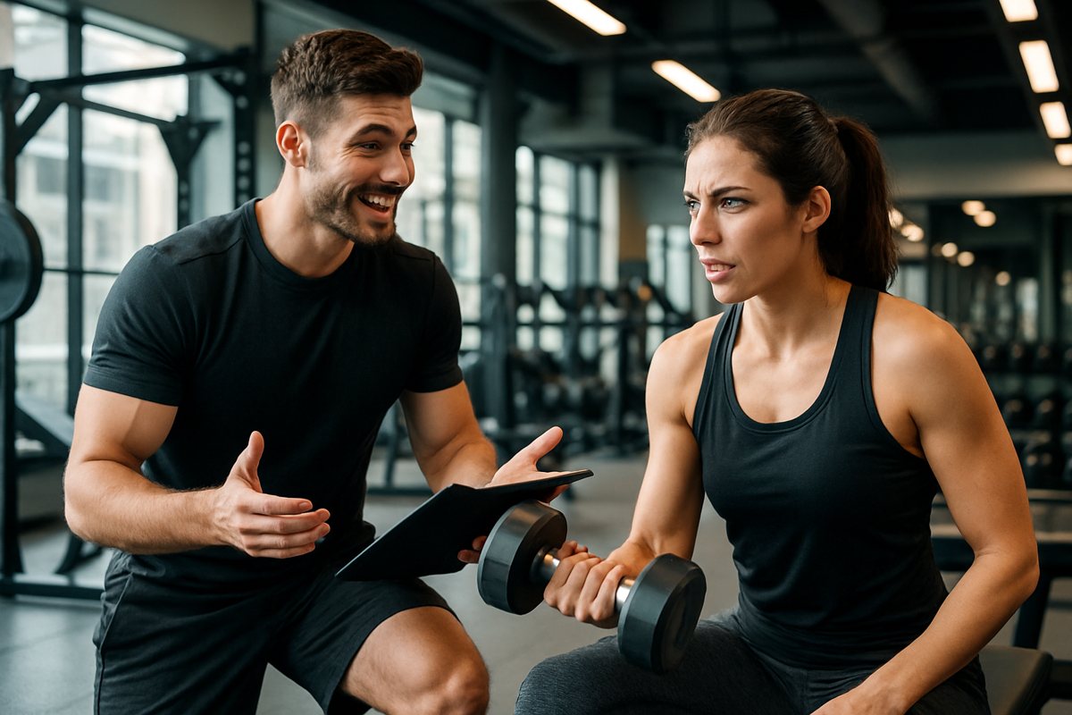 Coach sportif accompagnant un client à Cannes